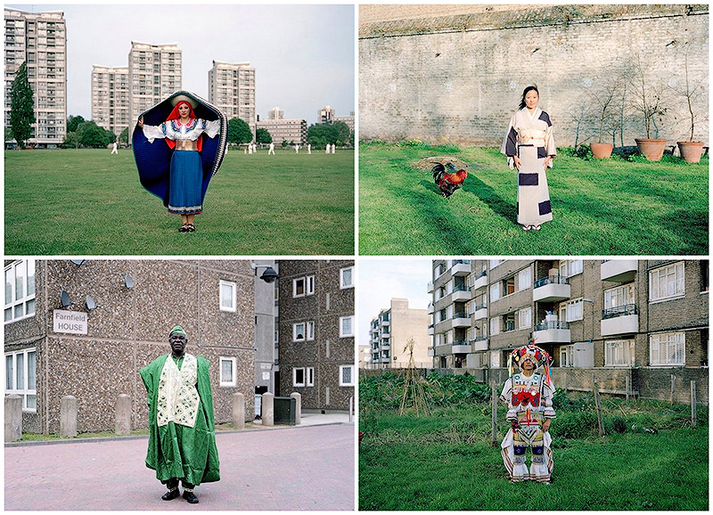 BIGPIC44 Маленькие миры Лондона: эмигранты в национальных костюмах