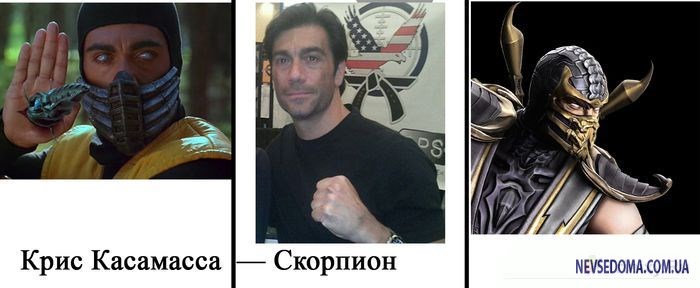 Персонажи Mortal Kombat "тогда, сейчас и в видеоигре" (9 фото)