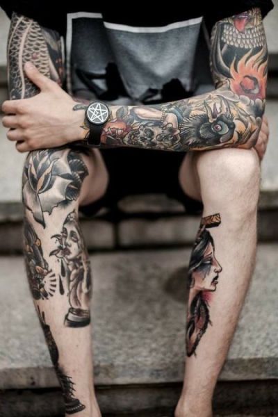 Потрясающие татуировки (66 фото)