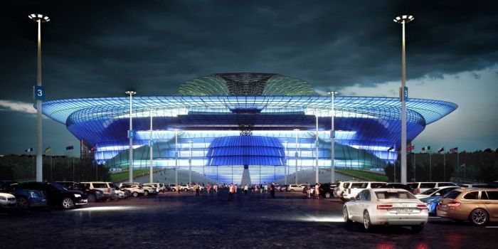 Концептуальный дизайн стадиона Лужники (8 фото)