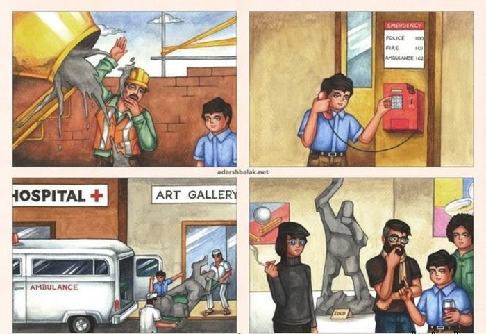 Смешные комиксы (20 картинок)